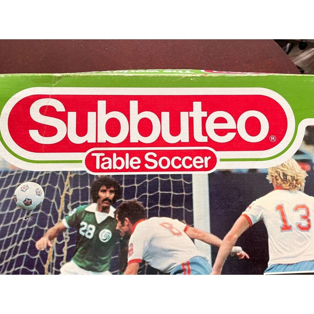 Subbuteo Table Soccer International Ed. Red Team Players Set 11 Pieces 80s VTG